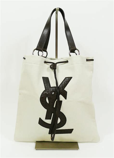 ysl large tote bag|saint laurent canvas tote.